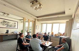 9月9日，中鐵十七局領導蒞臨我司實地考察交流